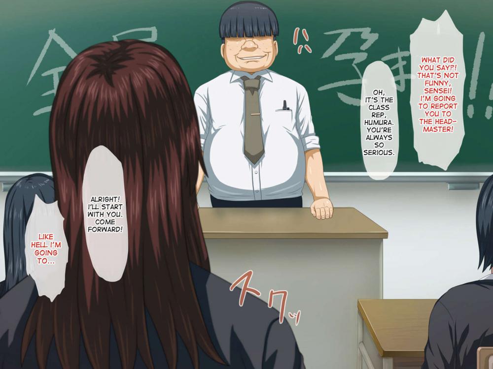 Hentai Manga Comic-The Disgusting Teacher Used Hypnosis to Impregnate all the Girls in Class!-Read-6